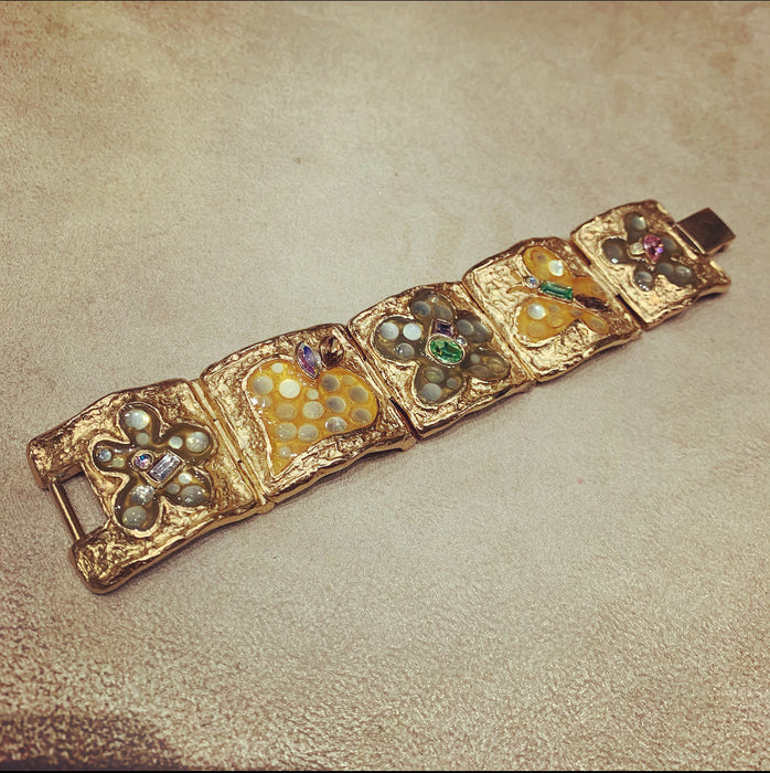 Christian Lacroix Vintage Bracelet with a butterfly - The Hirst Collection