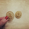 Dior Gold Vintage Earrings 004 - The Hirst Collection