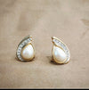 Yves Saint Laurent Pearl Crystal vintage clip on earrings - The Hirst Collection