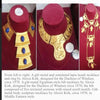 Egyptian Style Bib Gold Necklace by Alexis Kirk - The Hirst Collection