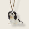 Black King Charles Spaniel dog Pendant by And Mary - The Hirst Collection