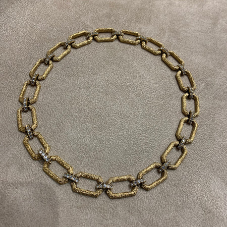 Gold chain link Necklace by Attwood and Sawyer - The Hirst Collection