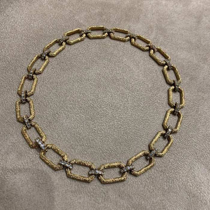 Gold chain link Necklace by Attwood and Sawyer - The Hirst Collection