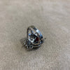 Ladybug Ring Red Agate Silver Marcasite Ladybird - The Hirst Collection