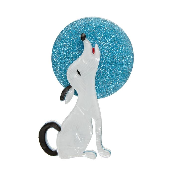 Erstwilder Ozzie the Orator howling dog brooch 2017 - The Hirst Collection