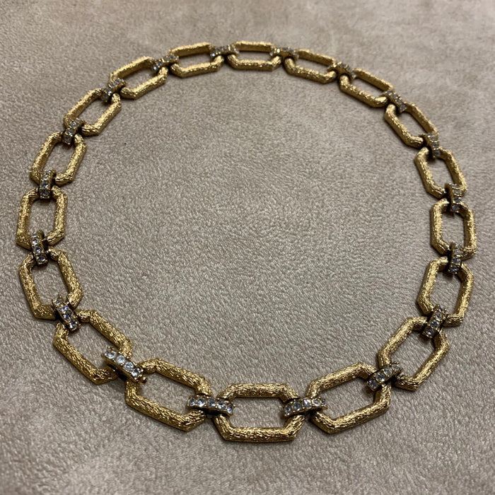 Gold chain link Necklace by Attwood and Sawyer - The Hirst Collection