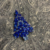 Christmas Tree Brooch Blue  Crystal - The Hirst Collection