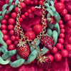 Green Jade Acrylic chain necklace - The Hirst Collection
