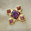 Yves Saint Laurent pink Statement brooch - The Hirst Collection