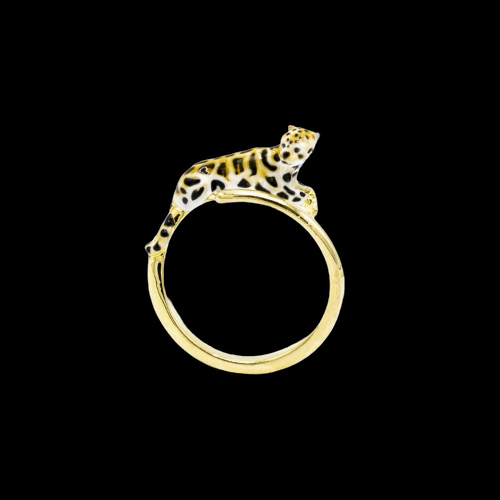 Clouded Leopard Open Ring by Bill Skinner - The Hirst Collection