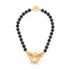 Queen Bee Statement Black Necklace by Bill Skinner - The Hirst Collection
