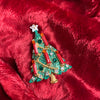 Christmas Tree brooch with candles by Butler and Wilson - The Hirst Collection
