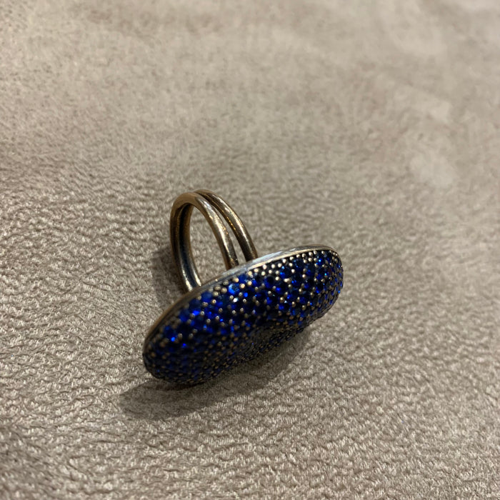 Sapphire Blue Ring in Iolite by JCM