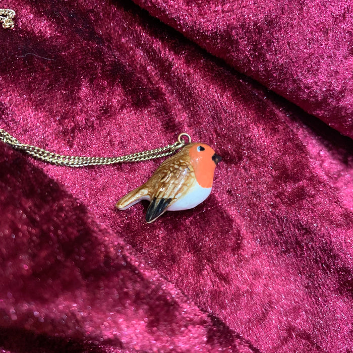 Robin necklace by And Mary