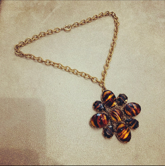 Askew London Amber Statement pendant - The Hirst Collection