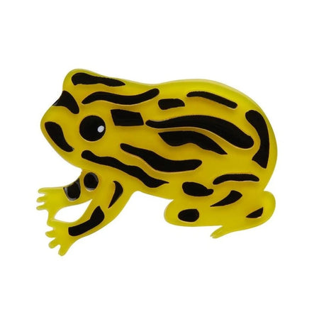 Erstwilder Tiny Toxic Tim Frog brooch 2019 - The Hirst Collection