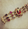 Yves Saint Laurent Red and Pink Statement bracelet - The Hirst Collection