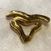 Lacroix Large Modernist Gold brooch - The Hirst Collection