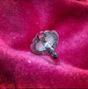 Art Deco Ring with Mother of pearl and Marcasite detail - The Hirst Collection