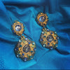 Jacky De G Pairs blue chandelier earrings - The Hirst Collection