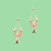 Lobster earrings rose gold plated by Bill Skinner - The Hirst Collection