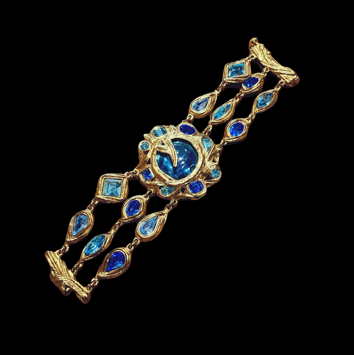 Yves Saint Laurent Blue Statement bracelet - The Hirst Collection