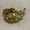 Vintage amber crystal Brooch by Sphinx of London - The Hirst Collection