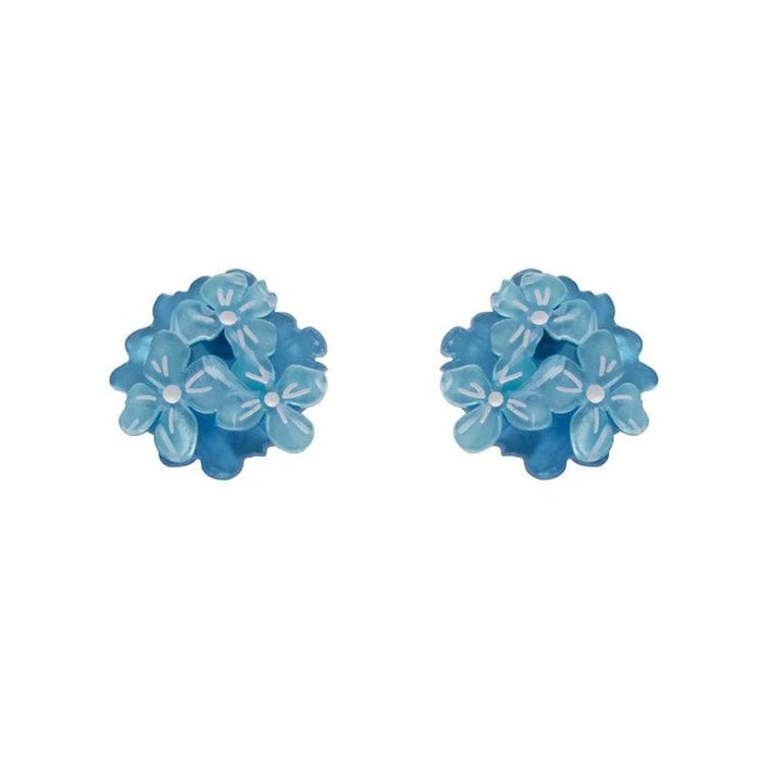 Erstwilder Heartfelt Hydrangea Blue Earrings - The Hirst Collection